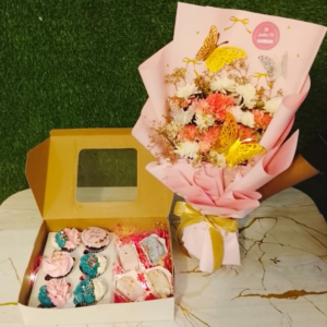 Blush Belle Collection – Luxury Pink Floral Dessert Gift Box