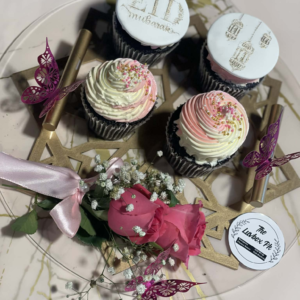 Eid Petite Cupcake Platter in Acrylic Tray