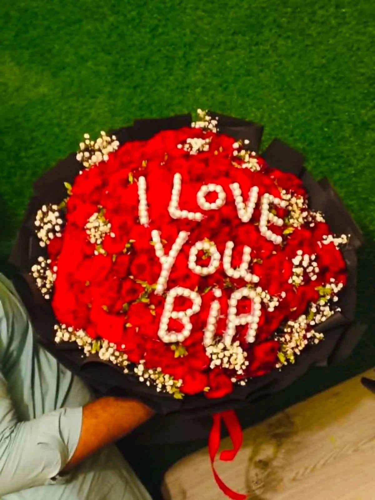 Forever Yours – 150 Rose “I Love You Bia” Grand Luxury Bouquet