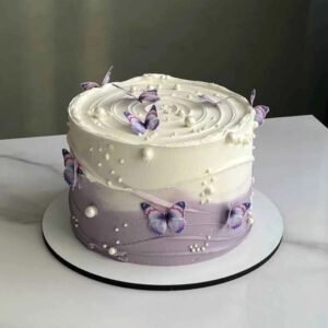 Lavender Whisper – Luxury Butterfly Designer Cake (2 lbs)