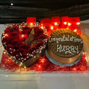 Eternal Love Luxe Box – Anniversary Acrylic Gift Set