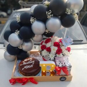 Gentleman’s Luxe 🎩 Ultimate Birthday Wooden Basket Experience