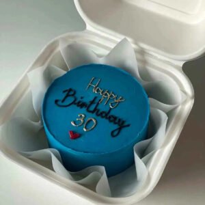 Midnight Sapphire Bento – 30th Birthday Cake for Him