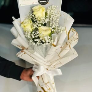 Pure Love 🤍 Mini White Rose Mother’s Day Bouquet