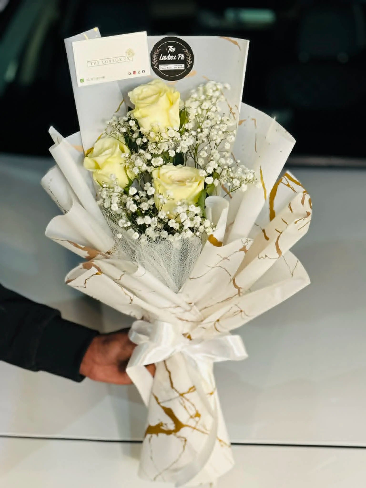 Pure Love 🤍 Mini White Rose Mother’s Day Bouquet