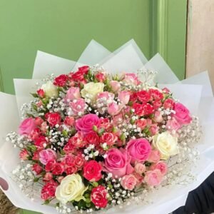 Rose Reverie 🌹 Oversized Garden Rose Bouquet