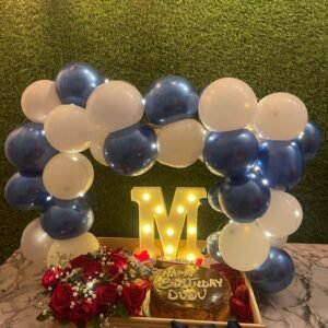 Royal Luxe Wooden Tray Celebration Setup